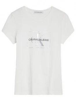Image of Calvin Klein Jeans Girls Small Monogram Box T-Shirt