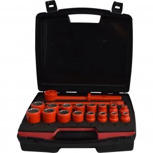 Image of ITL 19 Piece 1/2" Drive Insulated Bi Hexagon Socket Set 1/2"