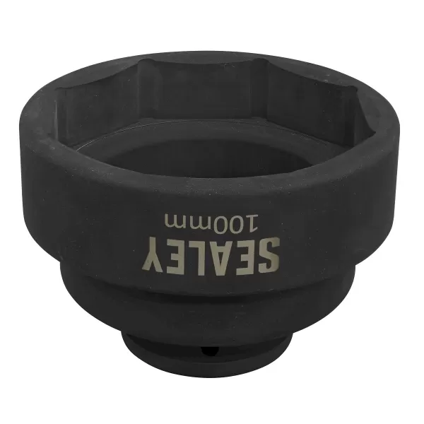 Image of Genuine SEALEY CV004 Rear Hub Nut Socket for Scania 100mm 3/4Sq Drive