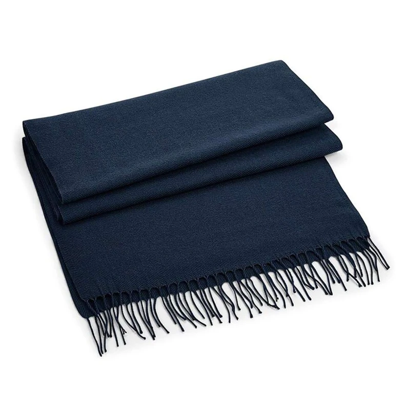 Image of Beechfield Beechfield Men Classic Woven Scarf in Navy Navy One Size Male 5059444613432