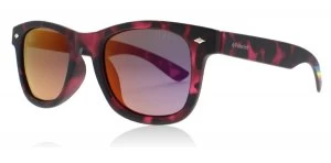 Image of Polaroid Junior PLD8009/N Sunglasses Havana Fuchsia SRR 45mm