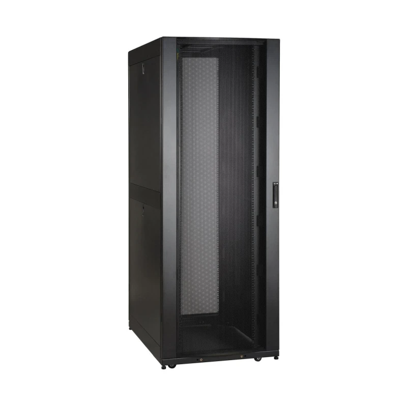 Image of Eaton Tripp Lite SR48UBWD 48U SmartRack Wide Standard-Depth Rack Enclosure Cabinet with doors & side panels SR48UBWD