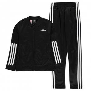 Image of adidas Girls Back 2 Basics Tracksuit - Black/White