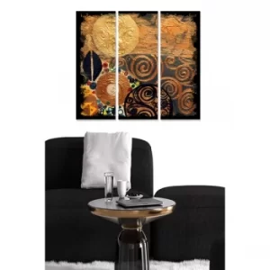 Image of MDF239935183 Multicolor Decorative MDF Painting (3 Pieces)