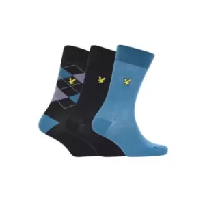 Image of Lyle and Scott Lyle and Scott Hewie Socks Mens - Black