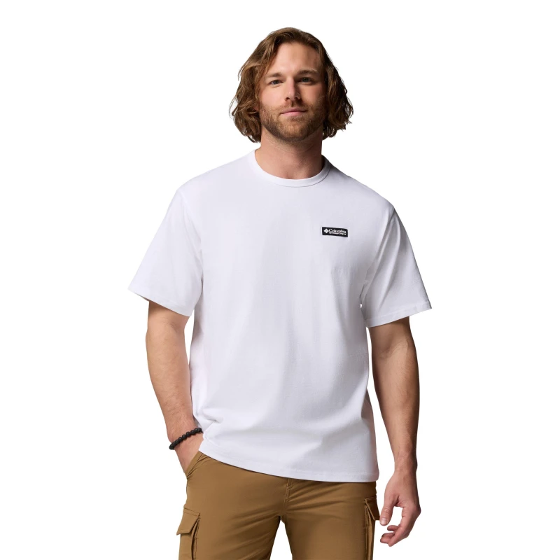 Image of Columbia Columbia Graph Tee Sn62 White Photo male Medium