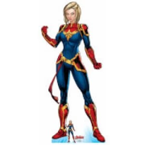 Image of The Avengers Captain Marvel Oversized Cardboard Cut Out
