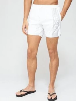 Image of Hugo Boss Icefish Swim Shorts White Size M Men