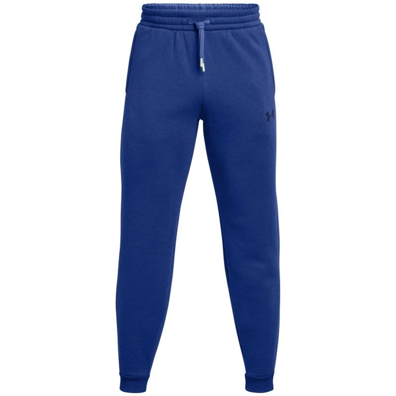 Image of Under Armour Mens Pro Closed Hem Fleece Joggers Blue male S