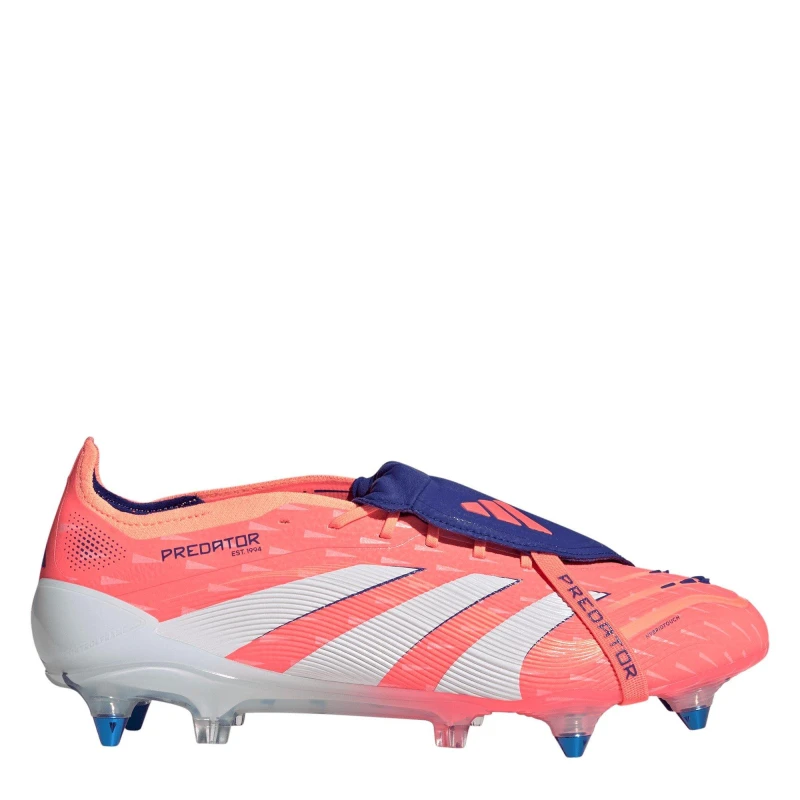 Image of adidas Predator Elite Fold-Over Tongue Adults Soft Ground Football Boots Orange/White male 6 (39.3)