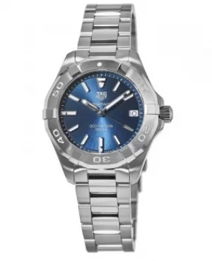 Image of Tag Heuer Aquaracer Lady 300M 32MM Blue Dial Steel Womens Watch WBD1312.BA0740 WBD1312.BA0740