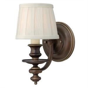 Image of 1 Light Indoor Wall Light Royal Bronze, E14