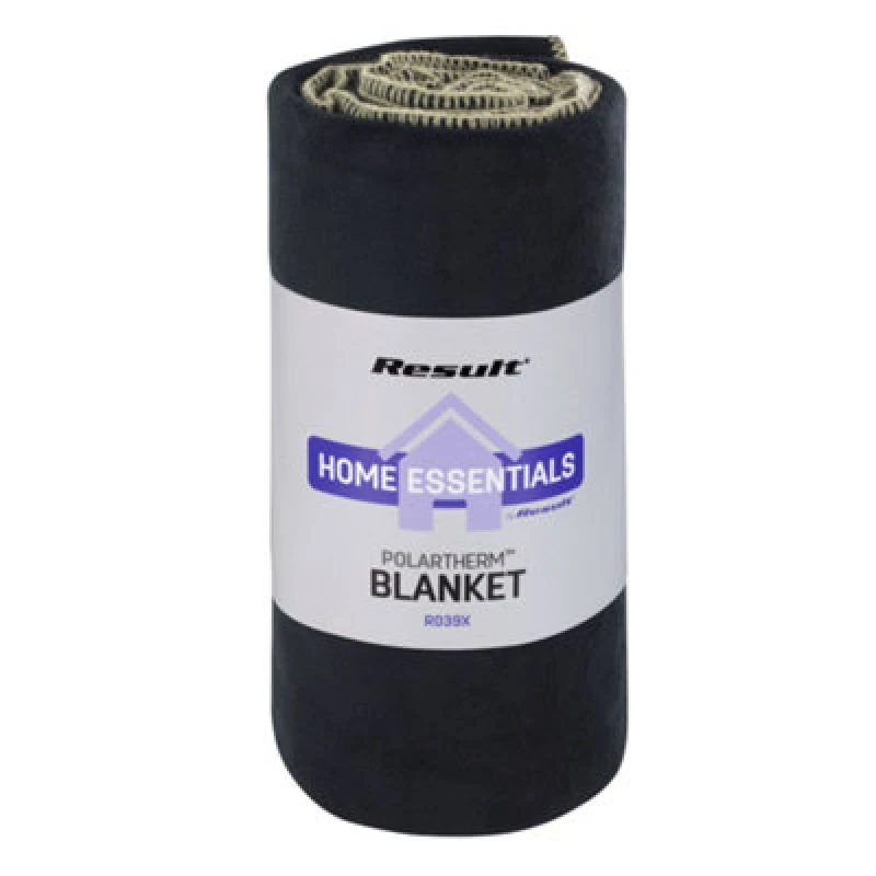Image of Result Result Polartherm Blanket in Black One Size Unisex 5063470157006