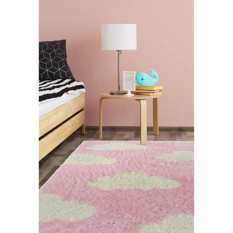 Image of Snug Cloud Pink 100X150cm Rug, Pink R881A-SG153 100