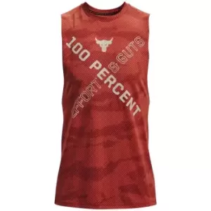Image of Under Armour Armour Project Rock Tank Top Mens - Red