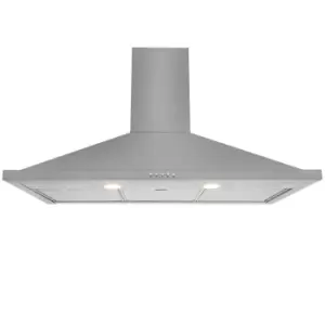 Image of Leisure H92Px Stainless Steel Chimney Cooker Hood, (W)90Cm