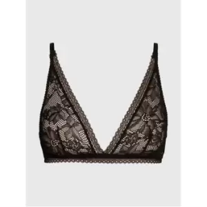 Image of TOMMY HILFIGER Elongated Triangle Bra - Black