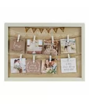 Image of Love Story Mr & Mrs Peg Collage Frame