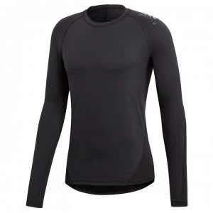 Image of adidas Alphaskin Sport Mens Base Layer Long Sleeve Shirt - Black
