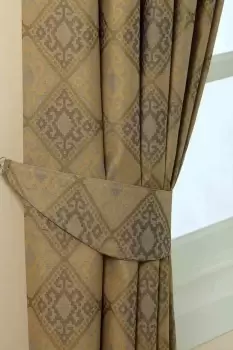 Image of Aztec Jacquard Curtain Tie Back Pair