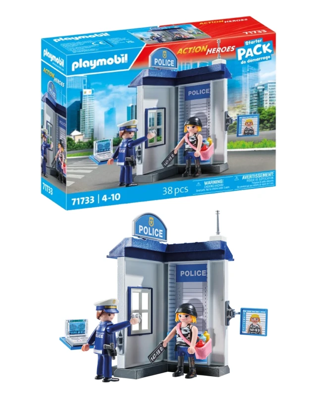 Image of PLAYMOBIL Playmobil ACT!ON HEROES Police Investigation Room 71733 71733