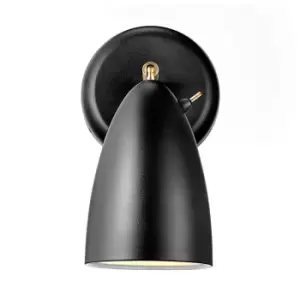 Image of DFTP Nexus 10 Wall Light with Plug - Black