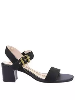 Image of Hush Puppies Leila Heel Hugger Heeled Sandal, Black, Size 5, Women