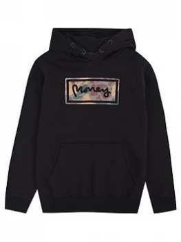 Image of Money Boys Super Star Camo Hoodie - Black