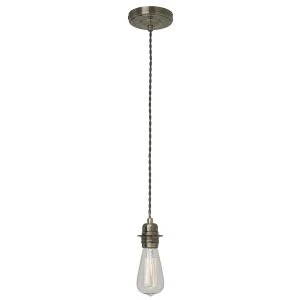 Image of Village At Home Twisted Cord Light Fitting - Brass