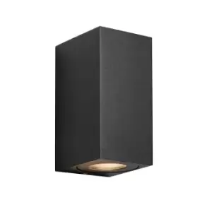 Image of Canto maxi kubi Outdoor Up Down Wall Lamp Black, GU10, IP44