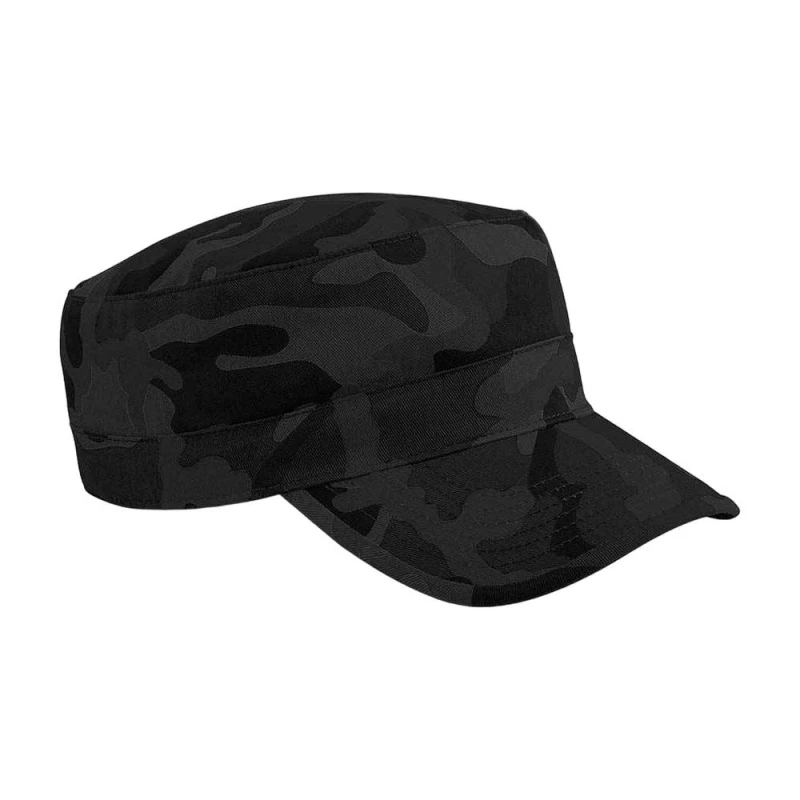 Image of Beechfield Womens Camo Army Cap in Midnight Midnight Female One Size