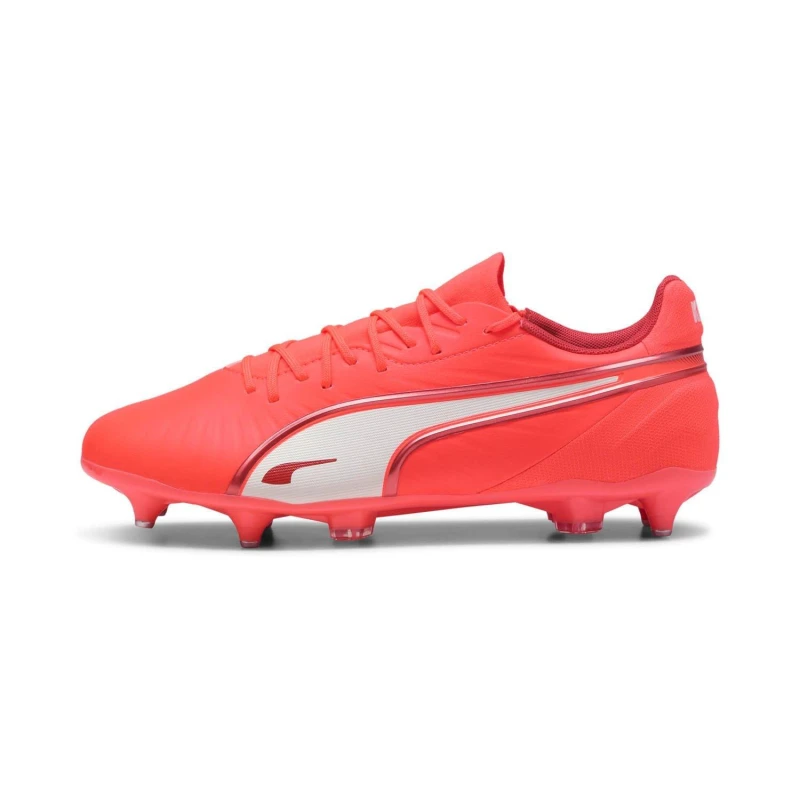 Image of Puma King Match Soft Ground Football Boots Mens Red male UK 7