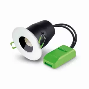 Image of JCC Fireguard NG Mains Twist and Lock Unlamped Showerlight IP65 White - JC010016-WH