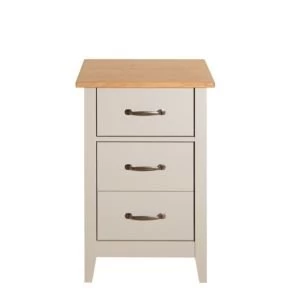 Image of Westwick Oak effect 3 Drawer Chest (H)650mm (W)440mm (D)400mm