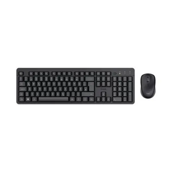 Image of Trust Trust TKM-360 Wireless Keyboard and Mouse Set Black 25358 25358