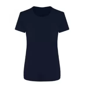 Image of Ecologie Womens/Ladies Ambaro Recycled Sports T-Shirt (S) (French Navy)
