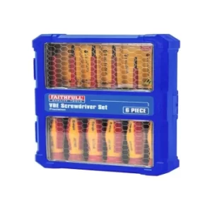 Image of Faithfull XMS21PREVDE6 Precision VDE Screwdriver Set 6 Piece