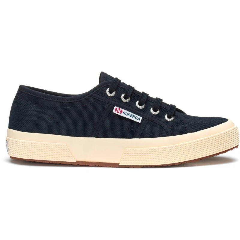 Image of Superga Unisex Adults Low Profile Canvas Trainers Navy unisex 7 (41)