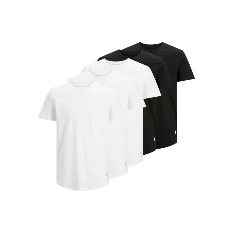 Image of jack & jones T-Shirt Jack & Jones Noa crew neck 5pk Noir Male XS