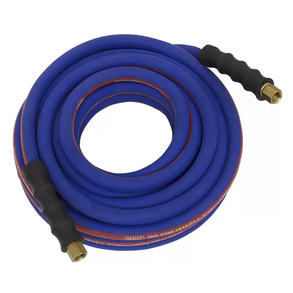 Image of Sealey AH10R/38 Air Hose 10mtr x Ø10mm with 1/4BSP Unions Extra Heavy-Duty