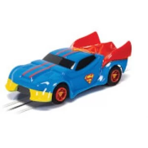 Image of Micro Scalextric Justice League Superman Car - Scale 1:64