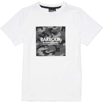 Image of Barbour International Boys Harley T-Shirt - White