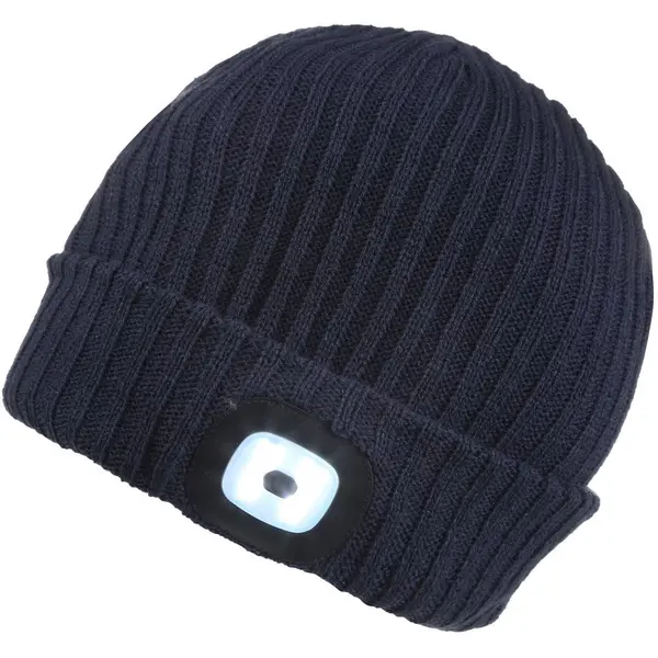 Image of Regatta Mens Torch II Acrylic Brite Light Torch Beanie Hat One Size