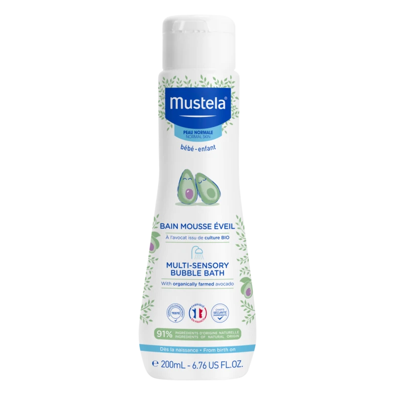 Image of Mustela Multi-Sensory Bubble Bath, 200ml