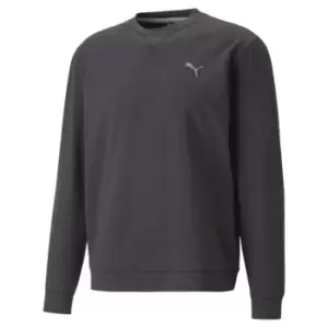 Image of Puma Cloudspun Crewneck Mens - Black