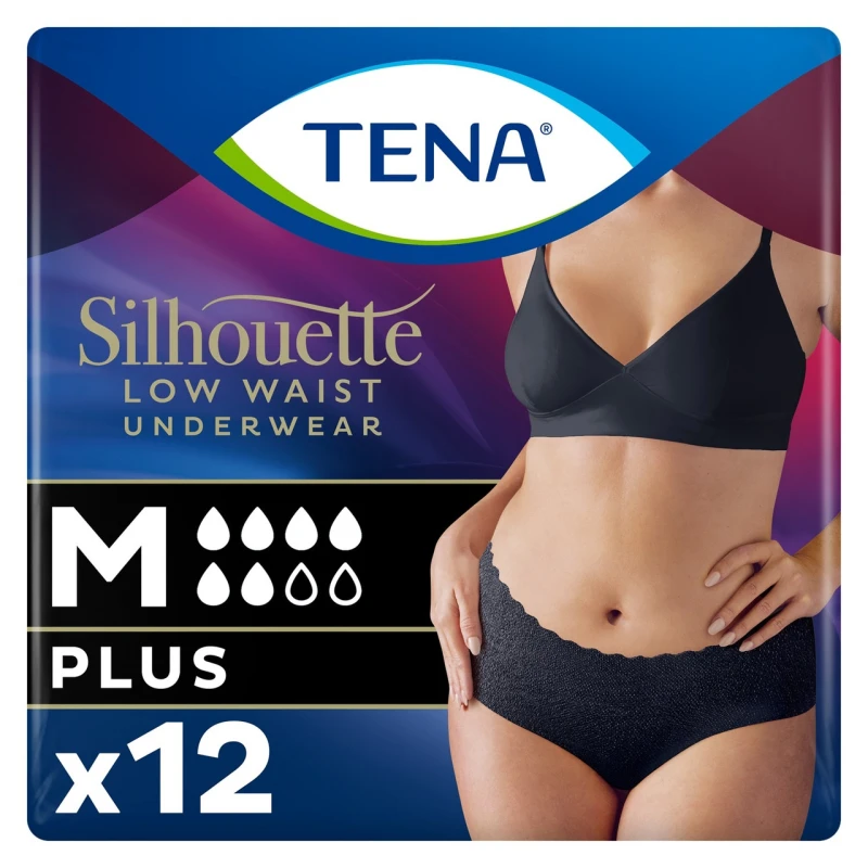 Image of Tena Silhouette Incontinence Pants Black Medium 113776534