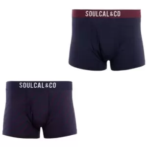 Image of SoulCal 2 Pack Modal Boxers - Blue