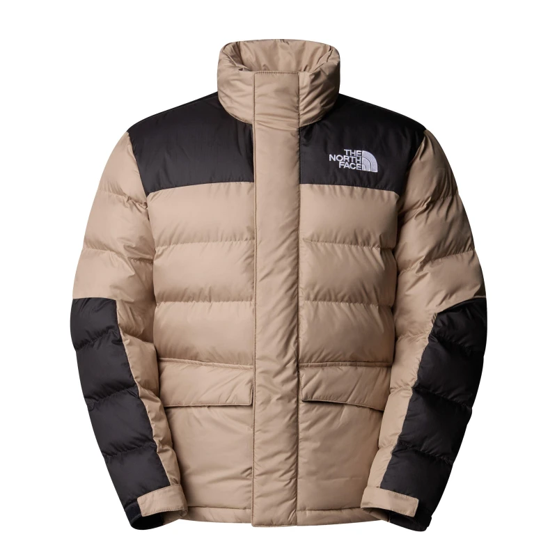 Image of The North Face Mens Limbara Insulated Short Puffer Jacket Mushroom male Small
