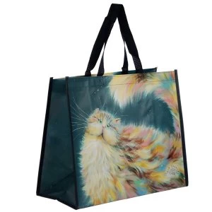Image of Kim Haskins Rainbow Cat Shopping Bag