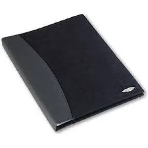 Image of Rexel Soft Touch Display Book, A4, 36 Pockets, Black